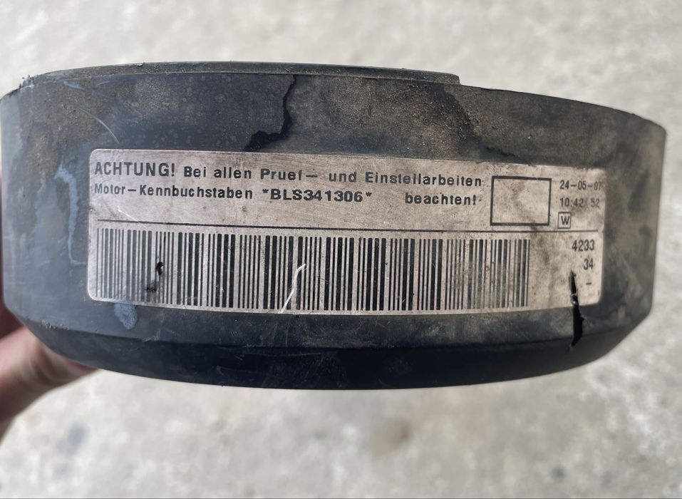 Кришка / захист ГРМ VW Caddy 1.9 TDI BLS