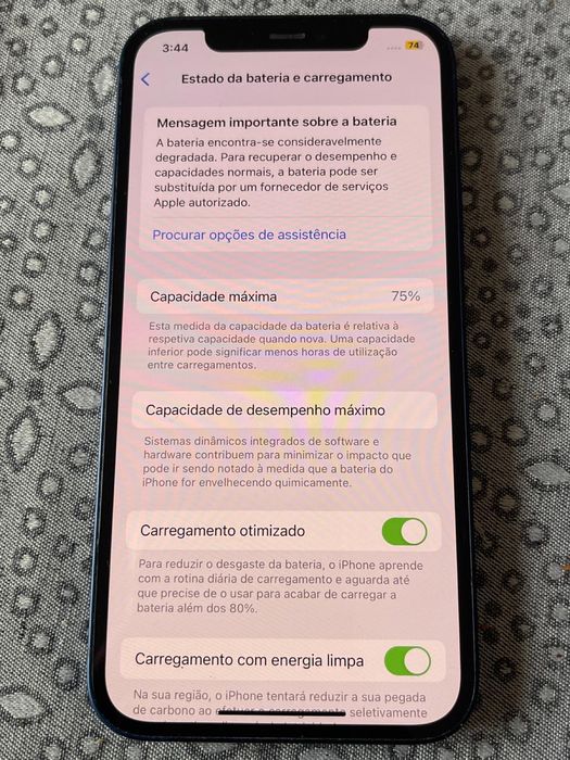 Iphone 12 azul excelente estado