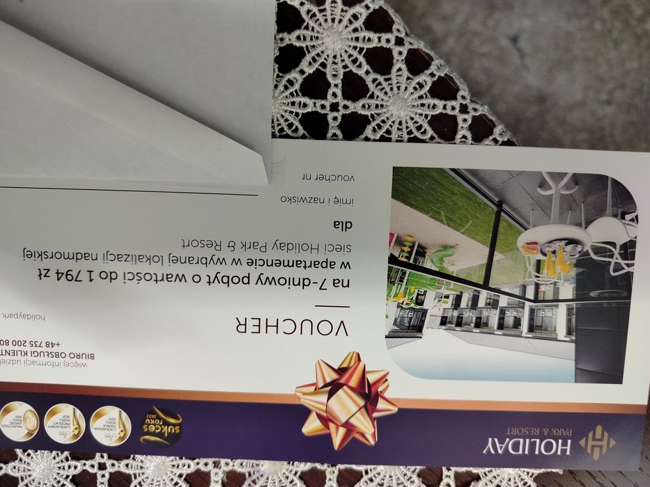 Voucher holiday park