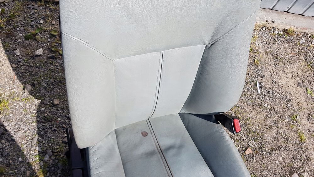 BMW E39 Fotel pasażera Prawy przód skóra