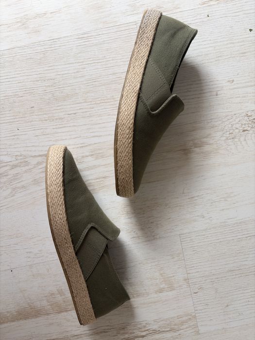 Męskie espadryle nowe lanetti oliwkowe 45
