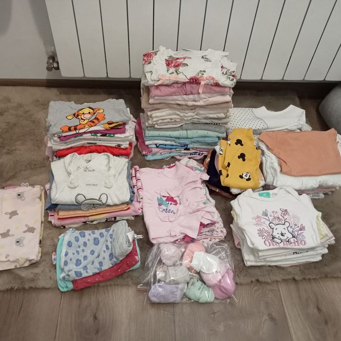 Ciuszki dla dziewczynki ubranka rozmiar 62-68