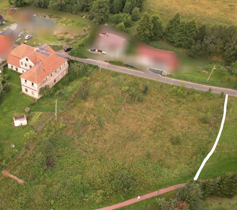 Działki (dwie) Jedlina-Zdrój ok 2200 m² - Widok 2