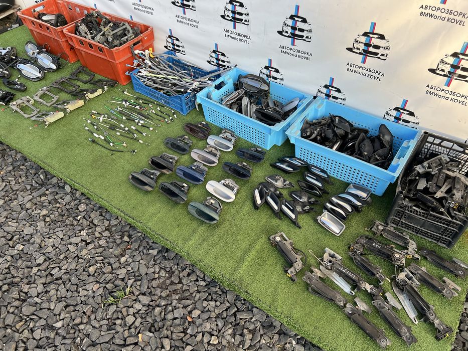 Ручка дверей BMW E-серія замок рамка тросік скелет механізми салону