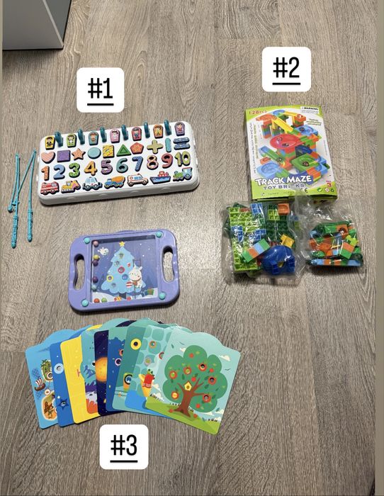 Дитячі розвиваючі ігри, конструктор лабіринт, кульки, вік 3+