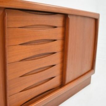 Komoda,sideboard tekowy Dyrlund,duński design,Dania lata70,mid-century