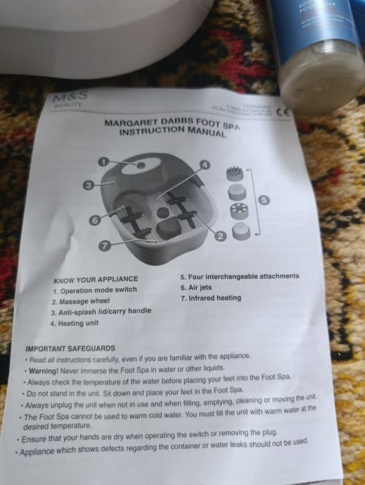 Ванночка для ніг SCARLETT