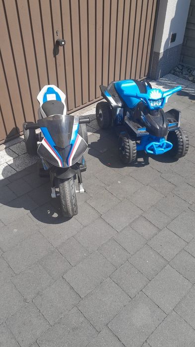 Elektryczny motor BMW + Quad dla dziecka (zestaw 2 szt. + ładowarka)