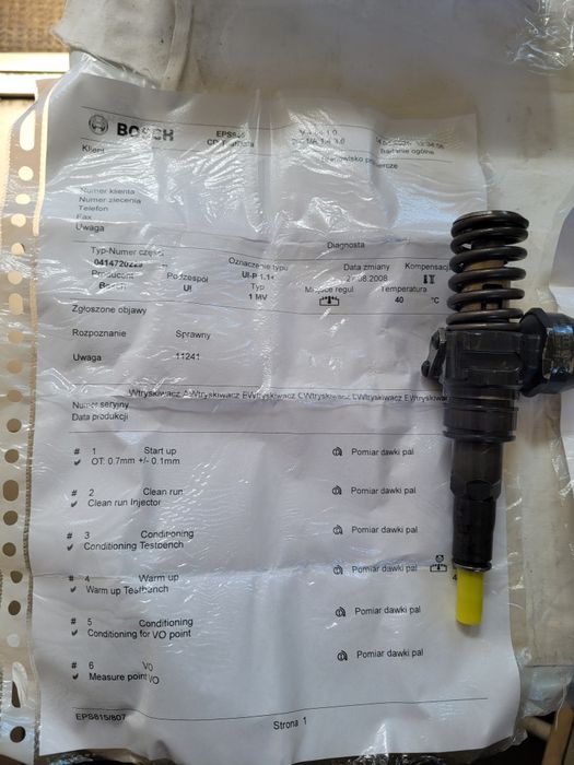 Pompowtryskiwacze 073BJ Audi A4 B7 2.0 Tdi 8V