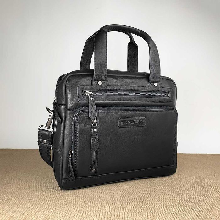 Сумка чоловіча шкіряна Hill Burry 3158 Німеччина, мужская деловая сумка портфель