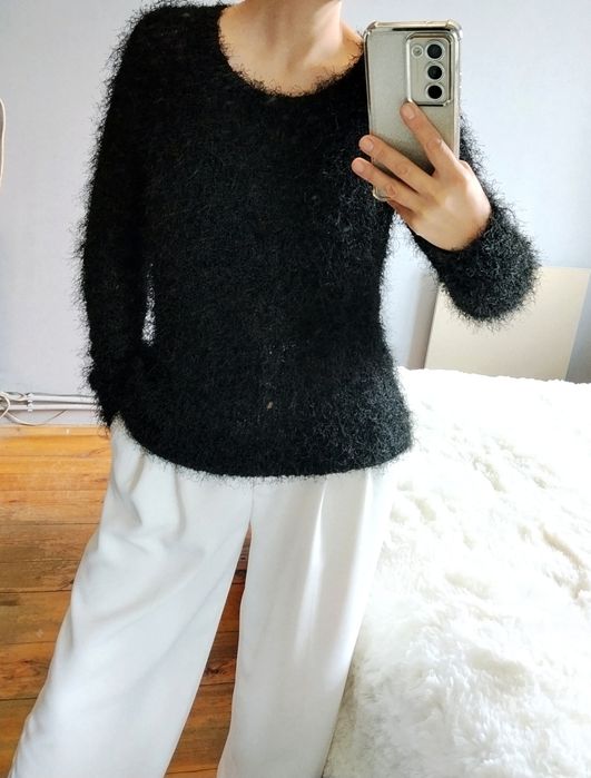 Светр Ялинка Чорний Мягенький, New Look S розмір
