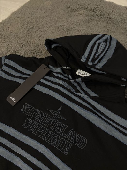 Худді Stone Island X Supreme