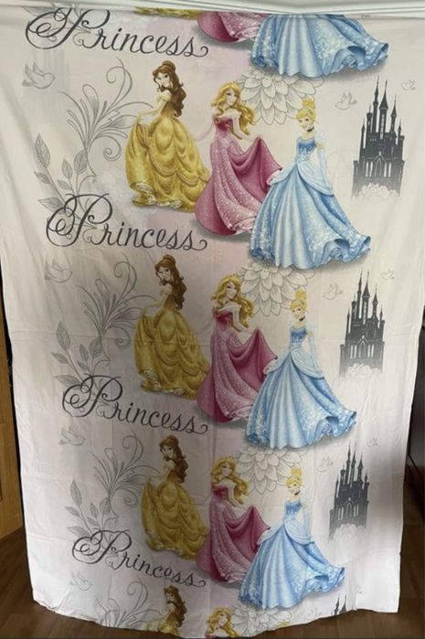 Princess Disney - Capa de edredão e fronha de almofada