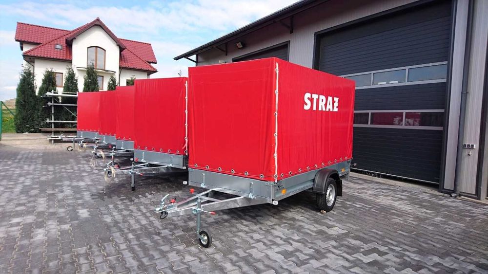 Przyczepka samochodowa SIDECAR 300x156 750 kg Producent - TRANSPORT