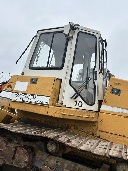 Liebherr 722L spychacz na części. podwozie, elektronika - części