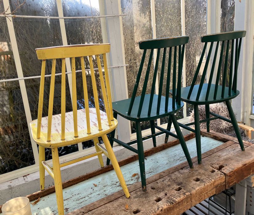 Krzesła Patyczak PRL