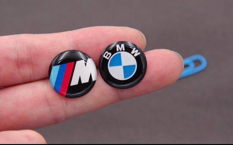 Наклейка на личинку замка бмв bmw M 20 мм e39 e46 e53 e60 f70 f90 f10