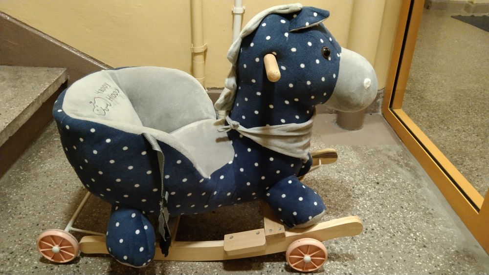 Jeździk bujak 2w1 Happy Hipo