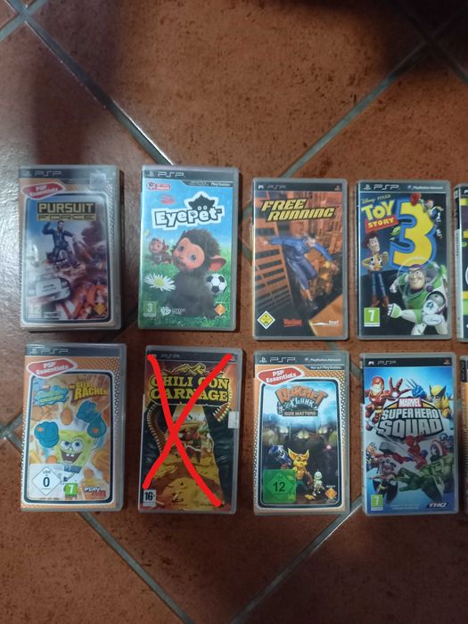 13 Jogos para PSP (conjunto/individual)