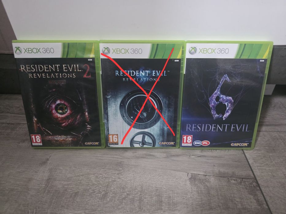 2 części resident evil xbox 360