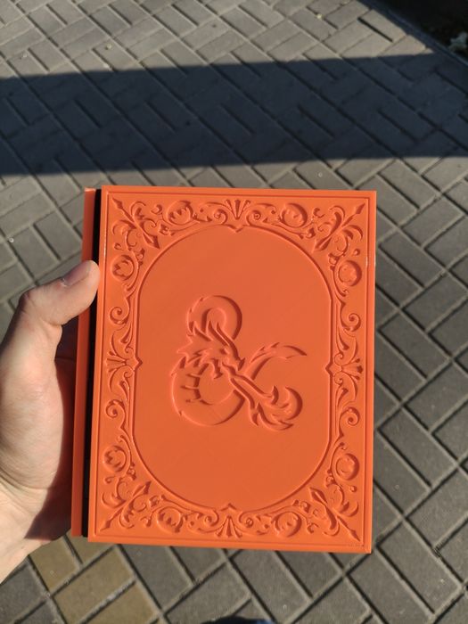 Шкатулка-книга днд, 3д печать