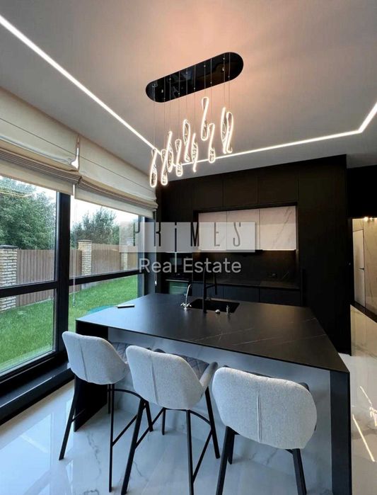 Продажа дома 210м2 в стиле Hi-Tech с ремонтом и техникой, Гатне