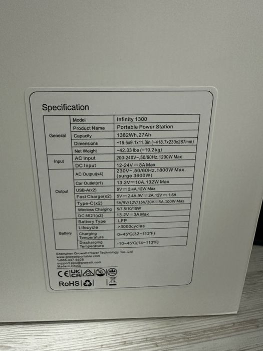 зарядна станція Growatt