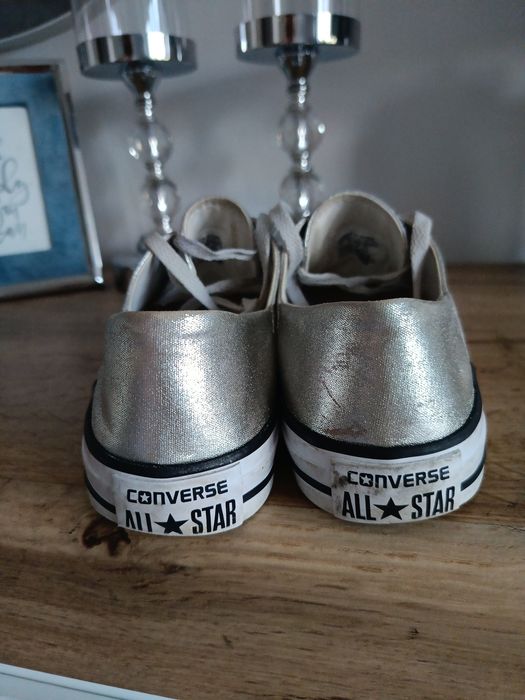 Trampki all Star Converse 40 srebrne