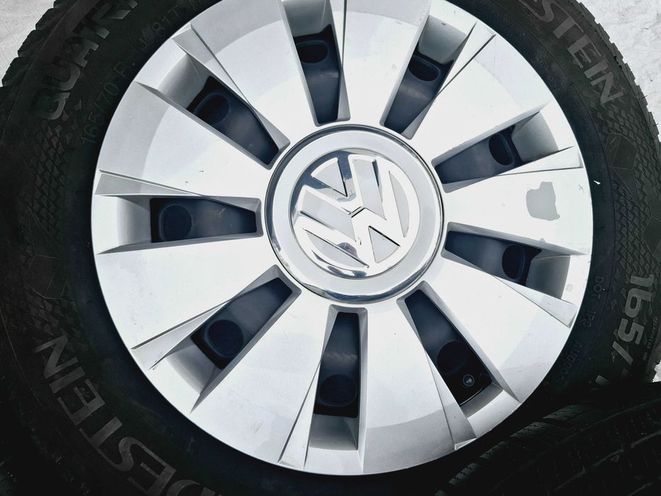 koła felgi stalowe z oponami całoroczne vw up skoda citigo seat mii