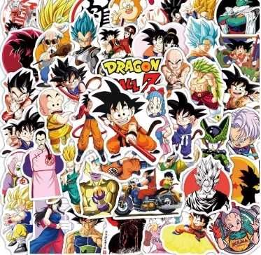 Naklejki Dragon Ball 50szt!