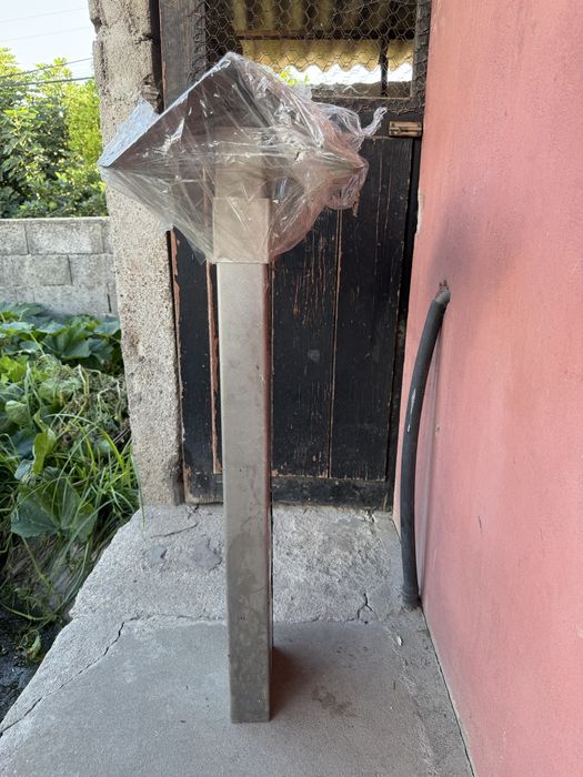 Fogão em inox a lenha