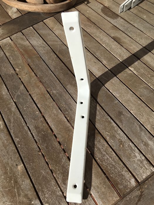 Suporte Metalico Branco Prateleira - Novo