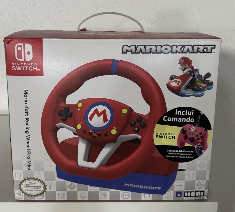 Volante de corrida Super Mario Kart Pro Mini para Nintendo Switch 2 (com caixa)