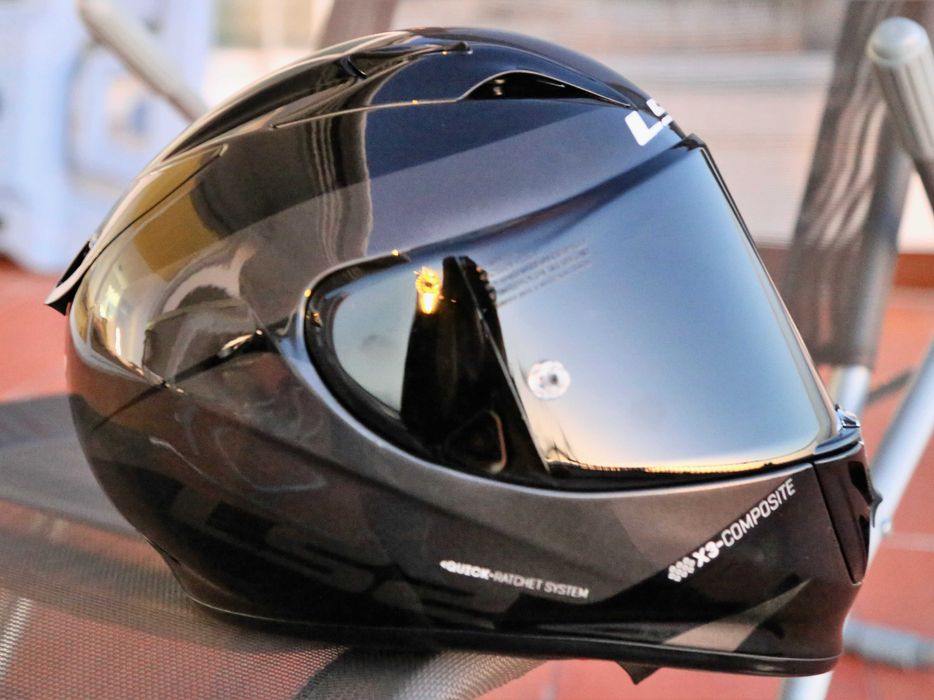 Capacete NOVO Ls2 Arrow R Carbon/Kevlar Pr.Titanio (55% DESCONTO)Tm XS