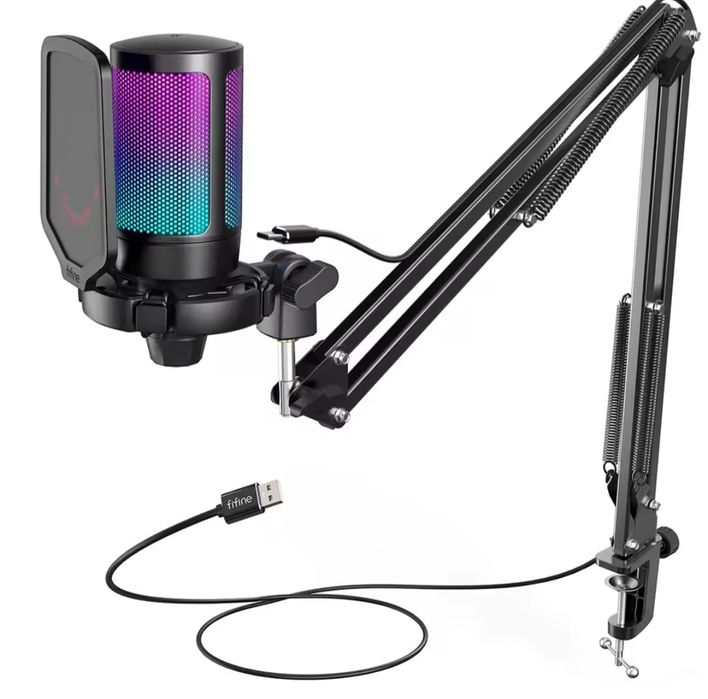 ‼️Мікрофон ігровий студійний FIFINE M6 A8 A6V А6Т A6NEO K688 нові