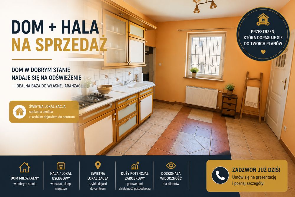 Sprzedam Dom z halą Rybnik