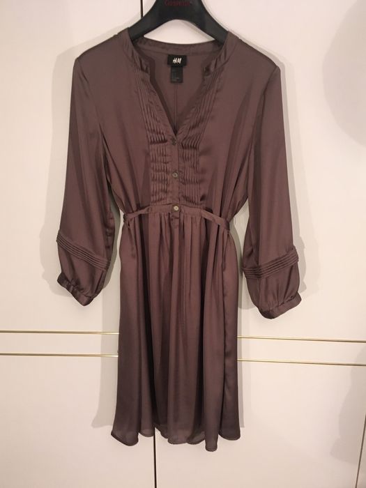 Sukienka brązowa H&M rozmiar 36