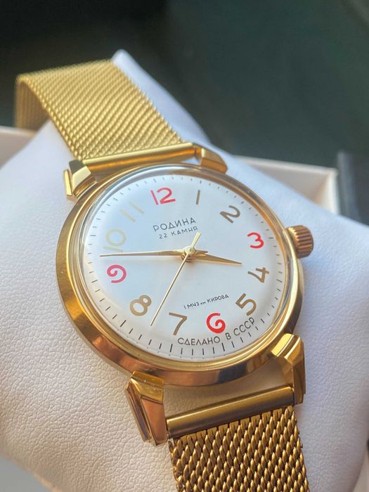 Наручные часы Родина 1 МЧЗ "Сделано в СССР" - механика, ручной завод