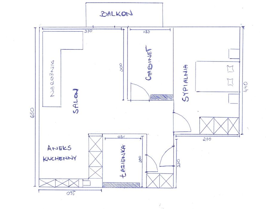 3 pokojowe mieszkanie o pow. 48m2,  METRO, gotowe do zamieszkania