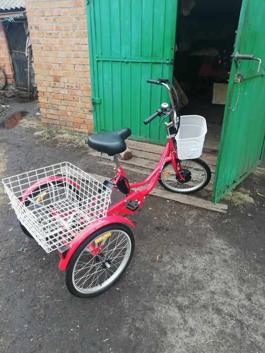 Електровелосипед трехколесный