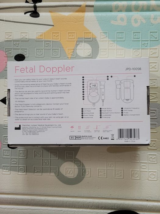 Detektor tętna płodu doppler jumper