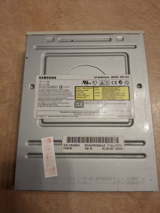 CD-Re Writable model SW-252