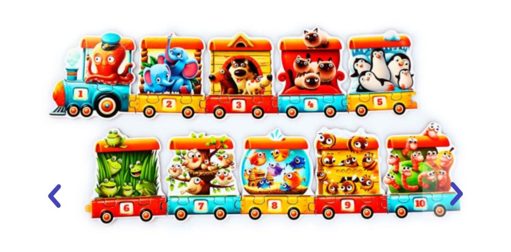 Пазли потяг Puzzlika