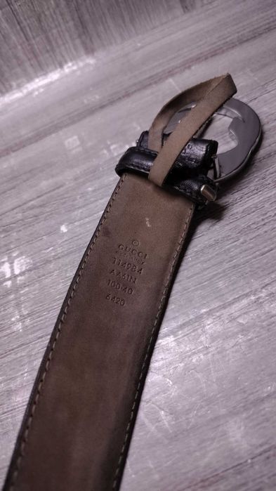 Pasek męski Gucci - skórzany