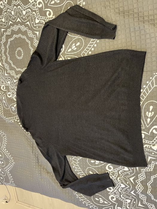 Sweter męski kardigan rozmiar xl ciemny szary