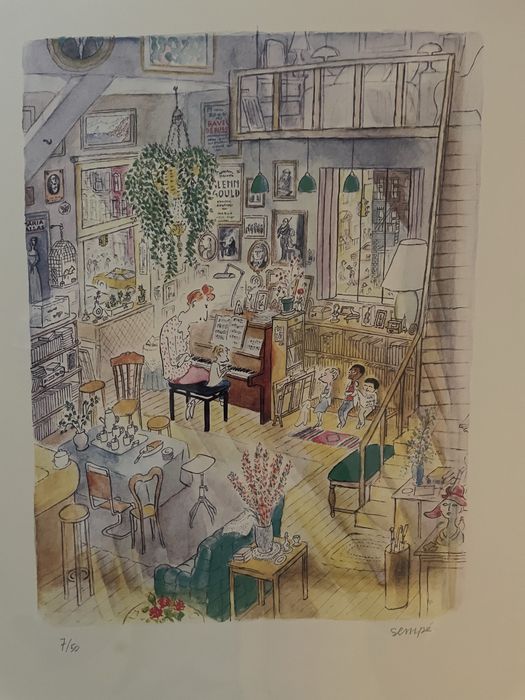 Serigrafia Jean-Jacques Sempé