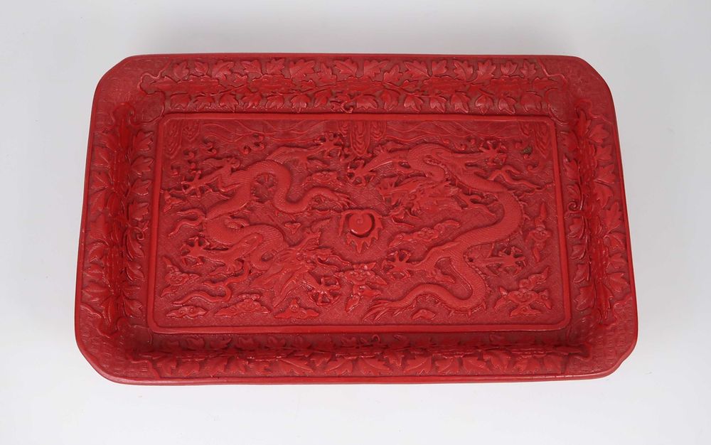 Tabuleiro da China lacado - 31 cm