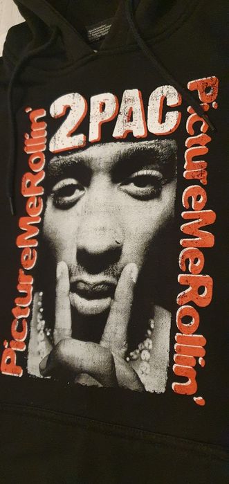 Mister Tee 2 Pac bluza z kapturem męska  hoodie rozm S