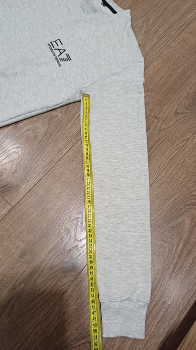 Світшот кофта батнік чоловічий підлітковий котоновий сірий розмір S