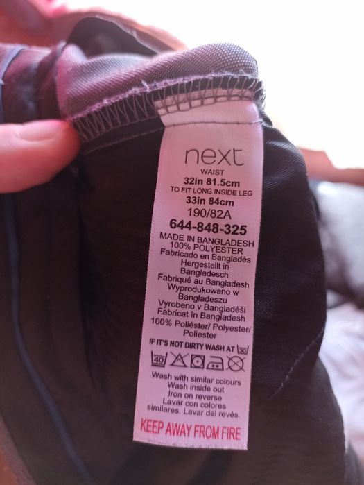 Штаны чинос Next , Tailoring 32L82см